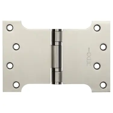 Click Here To Enlarge This Photo Of J9469SSS Frelan Hardware Jedo Satin Stainless Steel Ball Bearing Parliament Hinges 102mm x 100mm x 152mm
