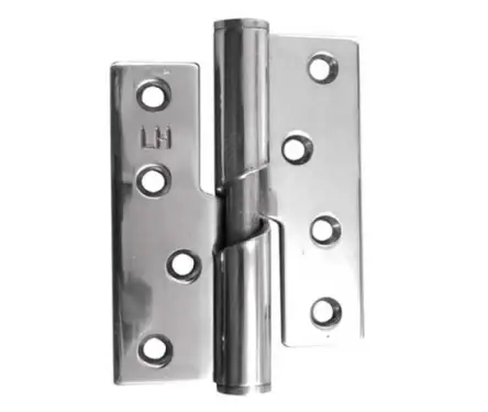 Click Here To Enlarge This Photo Of J9510LHPSS Frelan Hardware Jedo Polished Stainless Steel Rising Butt Hinges 102mm x 76mm x 3mm (Left Hand)