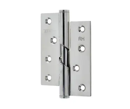 Click Here To Enlarge This Photo Of J9510RHPSS Frelan Hardware Jedo Polished Stainless Steel Rising Butt Hinges 102mm x 76mm x 3mm (Right Hand)
