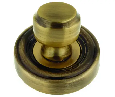 Click Here To Enlarge This Photo Of JV2652AB Frelan Hardware Jedo Parisian Standard Thumbturn & Release Antique Brass