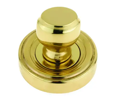 Click Here To Enlarge This Photo Of JV2652PB Frelan Hardware Jedo Parisian Standard Thumbturn & Release Polished Brass