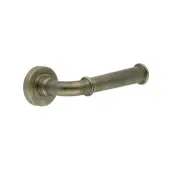 JV847AB Frelan Hardware Jedo 'Classic' Lever Handles on Round Rose - Antique Brass
