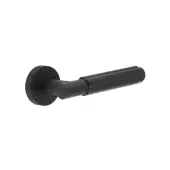 JV848MB Frelan Hardware Jedo 'Bloom' Lever Handles on Round Rose - Matt Black