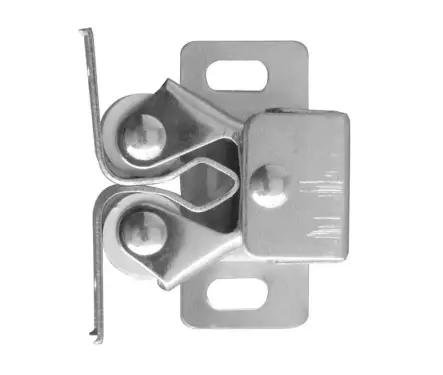 Click Here To Enlarge This Photo Of J337H Frelan Hardware Jedo Double Roller Catch 31x18mm Zinc Plated