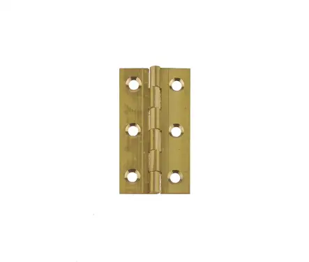Click Here To Enlarge This Photo Of J8994 Frelan Hardware Plain Butt Hinges 51mm x 28mm x 1.5mm Polished Brass
