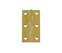 J8995 Frelan Hardware Plain Butt Hinges 63mm x 35mm x 1.5mm Polished Brass