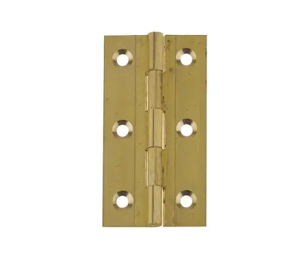 Click Here To Enlarge This Photo Of J8996 Frelan Hardware Plain Butt Hinges 76mm x 42mm x 1.5mm Polished Brass