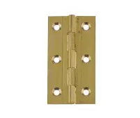 J8996 Frelan Hardware Plain Butt Hinges 76mm x 42mm x 1.5mm Polished Brass