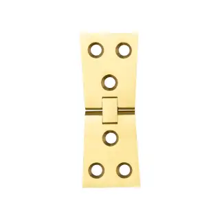 J9020PB Frelan Hardware Jedo Counter Flap Hinges 99mm x 40mm x 1mm Polished Brass