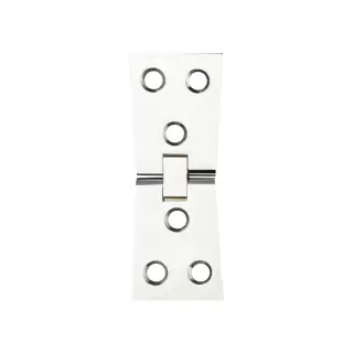 J9020PC Frelan Hardware Jedo Counter Flap Hinges 99mm x 40mm x 1mm Polished Chrome