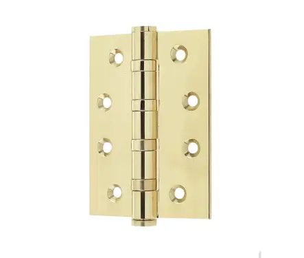 Click Here To Enlarge This Photo Of J9050PB Frelan Hardware Ball Bearing Hinges 102mm x 76mm x 3mm Polished Brass