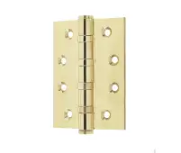 J9050PB Frelan Hardware Ball Bearing Hinges 102mm x 76mm x 3mm Polished Brass