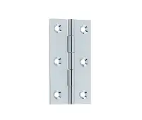J9114PC Frelan Hardware Plain Butt Hinges 76mm x 42mm x 1.5mm Polished Chrome