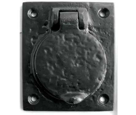 Click Here To Enlarge This Photo Of JAB10 Frelan Hardware Black Antique Rim Cylinder Cover