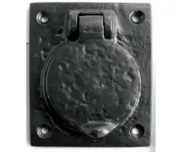 JAB10 Frelan Hardware Black Antique Rim Cylinder Cover