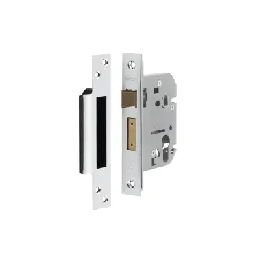 Click Here To Enlarge This Photo Of JL1051PC Frelan Hardware Jedo Euro Profile Sashlock 76mm Polished Chrome