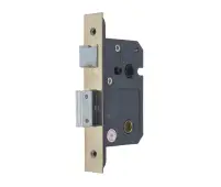 JL1071PB Frelan Hardware Jedo Bathroom Lock 64mm Polished Brass