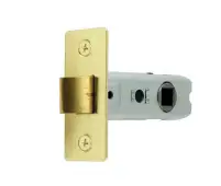 JL123EB Frelan Hardware Jedo Kontrax Tubular Mortice Latch 76mm Electro Brass