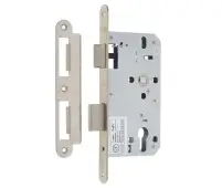 JL-DS60RSSS Frelan Hardware Jedo 72mm Din Sashlock 60mm backset Satin Stainless Steel (Radius Forend & Strike)