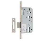 JL-DD60SSS Frelan Hardware Jedo Din Deadlock 60mm backset Satin Stainless Steel (Square Forend & Strike)