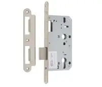 JL-DD60RSSS Frelan Hardware Jedo Din Deadlock 60mm backset Satin Stainless Steel (Radius Forend & Strike)