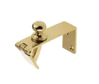 JV73PB Frelan Hardware Jedo Counter Flap Catch 80x38mm Polished Brass