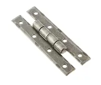 VF107 Frelan Hardware Valley Forge H-Hinges 35x90mm Pewter