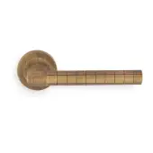 HQ5AB Carlisle Brass Manital 'Hey Quadra' Lever Handle on Round Rose - Antique Brass