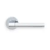 HQ5CP Carlisle Brass Manital 'Hey Quadra' Lever Handle on Round Rose - Polished Chrome