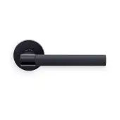 HN5MB Carlisle Brass Manital 'Hey Rete' Lever Handle on Round Rose - Matt Black