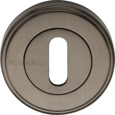 Click Here To Enlarge This Photo Of V5000-MB Heritage Brass Key Escutcheon Matt Bronze Finish