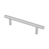 CFPT1225SSS Carlisle Brass Eurospec 325mm o/a x 225mm c/c x 22mm Dia. Straight T Bar Pull Handle (G304) Satin Stainless Steel