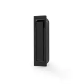 AW990BL - Alexander & Wilks Sliding Door Edge Pull (Square) - Black