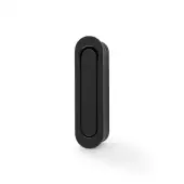 AW991BL - Alexander & Wilks Sliding Door Edge Pull (Radius) - Black
