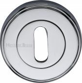 V5000-PC Heritage Brass Key Escutcheon Polished Chrome Finish