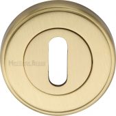 V5000-SB Heritage Brass Key Escutcheon Satin Brass Finish