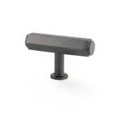 AW829-55-DBZ - Alexander & Wilks Vesper Hex 55mm T-Bar Cabinet Knob - Dark Bronze