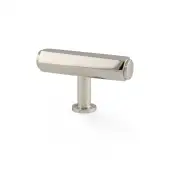 AW829-55-PN - Alexander & Wilks Vesper Hex 55mm T-Bar Cabinet Knob - Polished Nickel