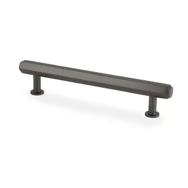 Click Here To Enlarge This Photo Of AW830-128-DBZ - Alexander & Wilks Vesper Hex T-Bar Cabinet Pull - Dark Bronze - 128mm c/c