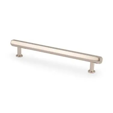 Click Here To Enlarge This Photo Of AW830-160-PN - Alexander & Wilks Vesper Hex T-Bar Cabinet Pull - Polished Nickel - 160mm c/c