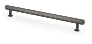 AW830-224-DBZ - Alexander & Wilks Vesper Hex T-Bar Cabinet Pull - Dark Bronze - 224mm c/c