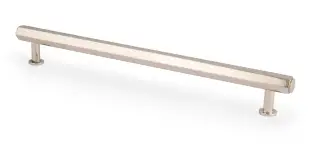 AW830-224-PN - Alexander & Wilks Vesper Hex T-Bar Cabinet Pull - Polished Nickel - 224mm c/c