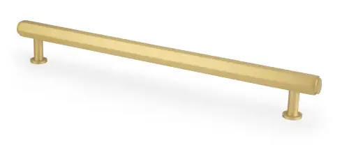 Click Here To Enlarge This Photo Of AW830-224-SB - Alexander & Wilks Vesper Hex T-Bar Cabinet Pull - Satin Brass - 224mm c/c