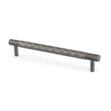 Click Here To Enlarge This Photo Of AW846-160-DBZPVD - Alexander & Wilks Diamond Cut T-Bar Cabinet Pull - Dark Bronze PVD - 160mm c/c