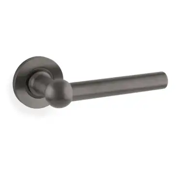 Click Here To Enlarge This Photo Of AW250DBZPVD - Alexander & Wilks Siskin Lever on Round Rose - Dark Bronze PVD