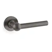 AW250DBZPVD - Alexander & Wilks Siskin Lever on Round Rose - Dark Bronze PVD