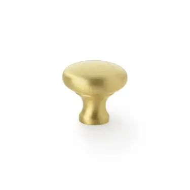 Click Here To Enlarge This Photo Of AW836-32-SB - Alexander & Wilks Wade Round Cupboard Knob 32mm - Satin Brass