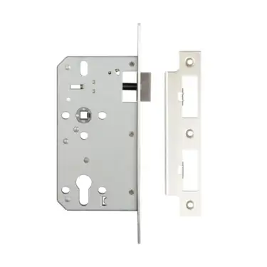 Click Here To Enlarge This Photo Of JL-DS60SSS Frelan Hardware Jedo 72mm Din Sashlock 60mm backset Satin Stainless Steel (Square Forend & Strike)
