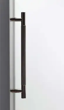 Click Here To Enlarge This Photo Of JV1800BN Frelan Hardware Jedo 'Bari' 300mm x 19mm Knurled Pull Handle - Black Nickel (Bolt Through Fixing)