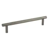 JV1800BNFF Frelan Hardware Jedo 'Bari' 300mm x 19mm Knurled Pull Handle - Black Nickel (Secret Fixing)